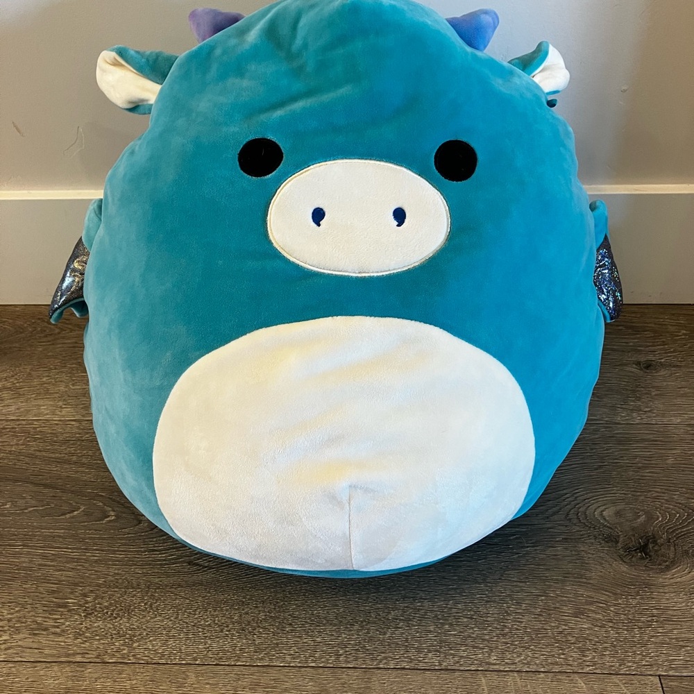 Tatiana the Turquoise Dragon Squishmallow 16 Inch